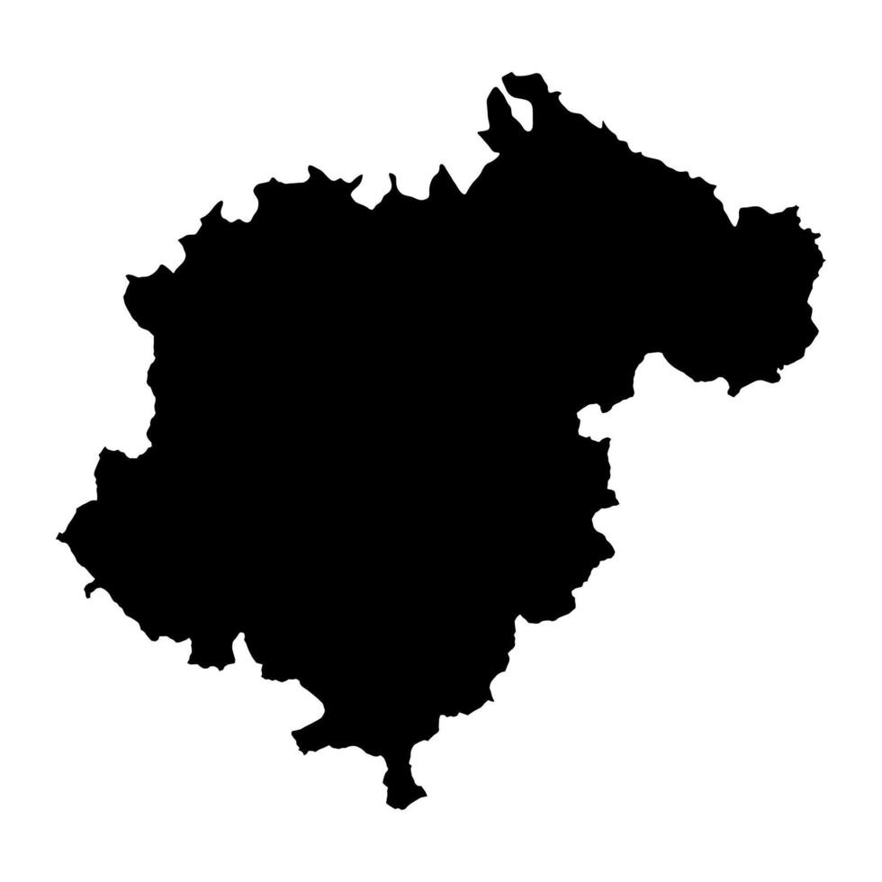 Karte von das Provinz von Teruel, administrative Aufteilung von Spanien. Illustration. vektor