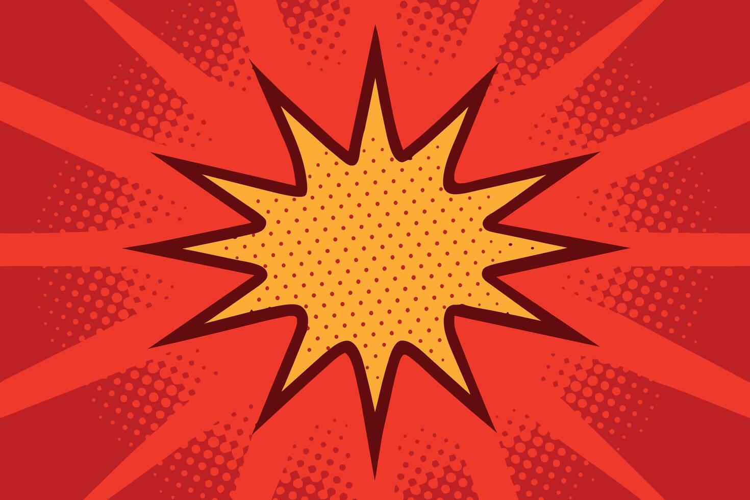 modern rot und Purpur Pop Kunst Hintergrund mit Halbton Punkte im Comic Stil, vektor