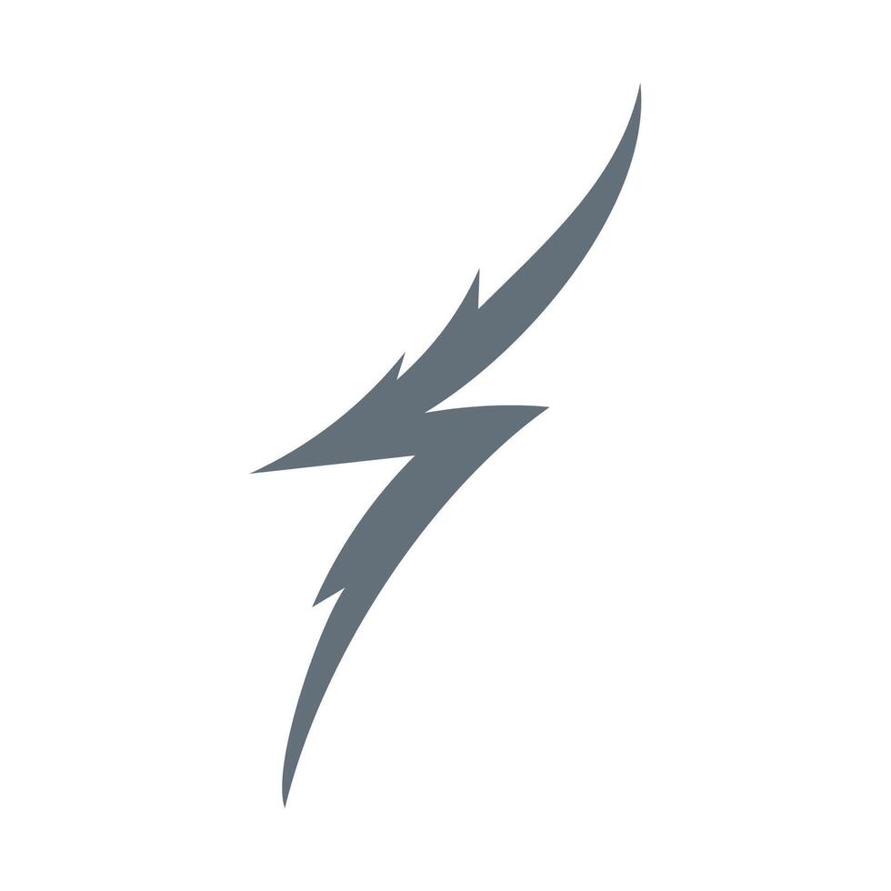 blixt, elektrisk kraft logotyp design element vektor