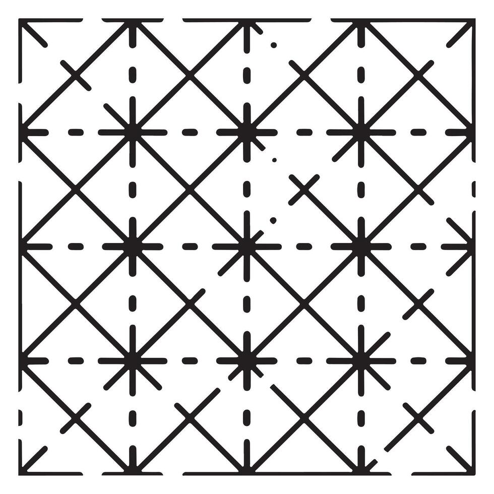 modern sömlös geometrisk mönster rutnät vektor