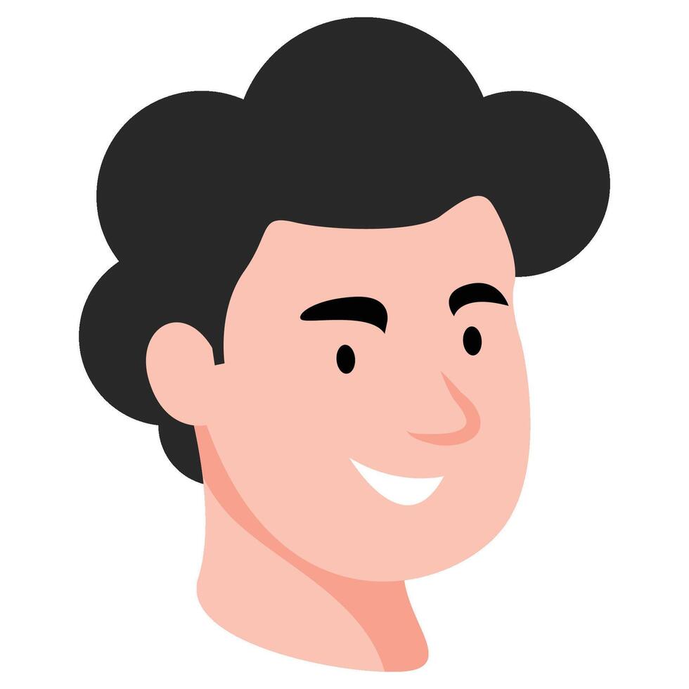 avatar ansikte för manlig uttryck vektor