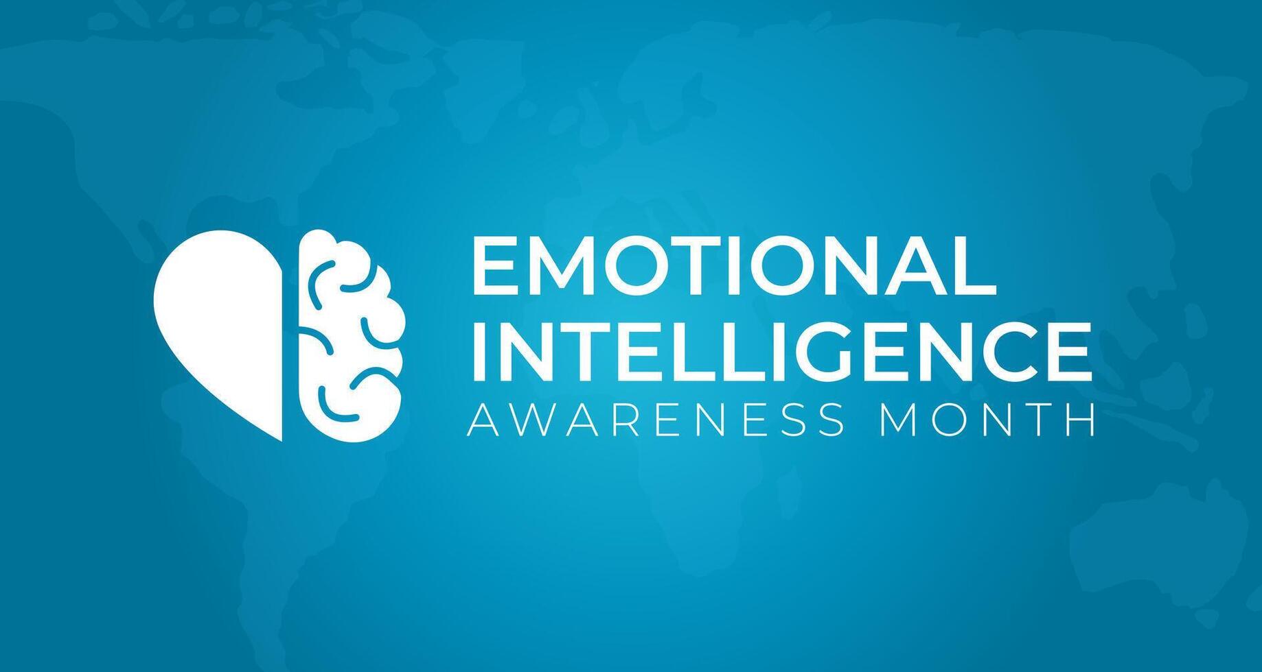 emotional Intelligenz Hintergrund Banner Illustration vektor