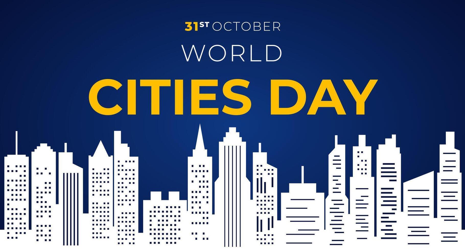 blå värld städer dag bakgrund illustration vektor