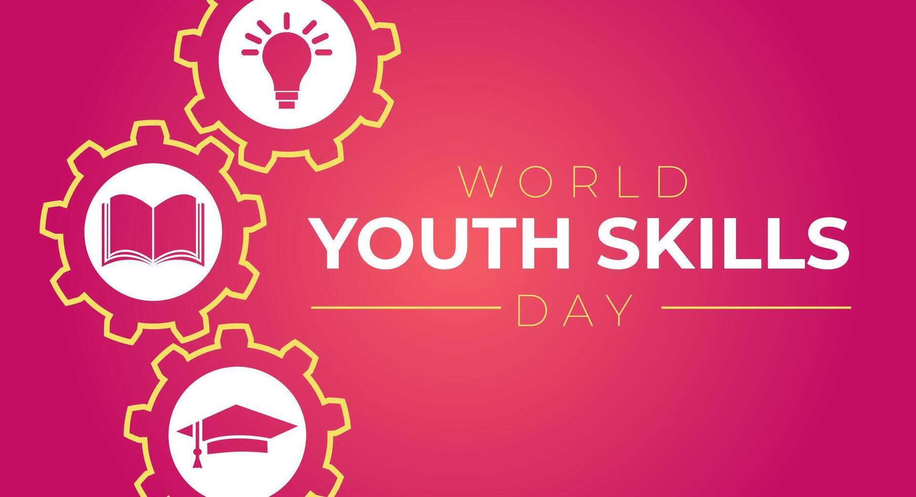 World Youth Skills Day illustration vektor