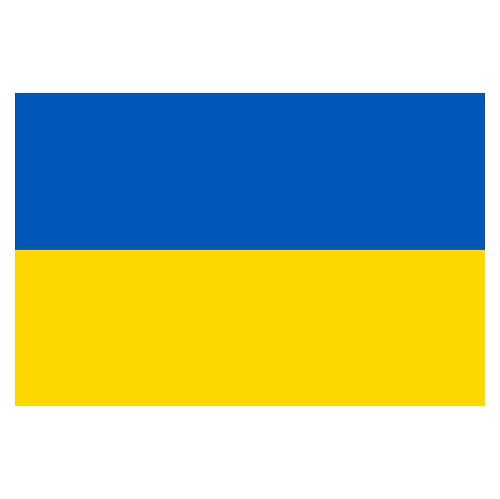 Design der ukrainischen Flagge vektor