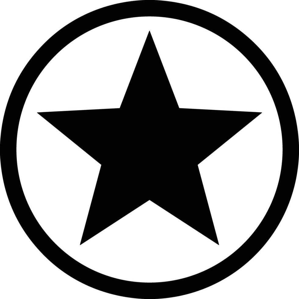 stjärna ikon symbol bild för rangking eller betyg pris vektor