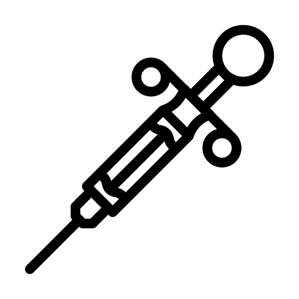 bedövningsmedel mediciner apotek linje ikon illustration vektor