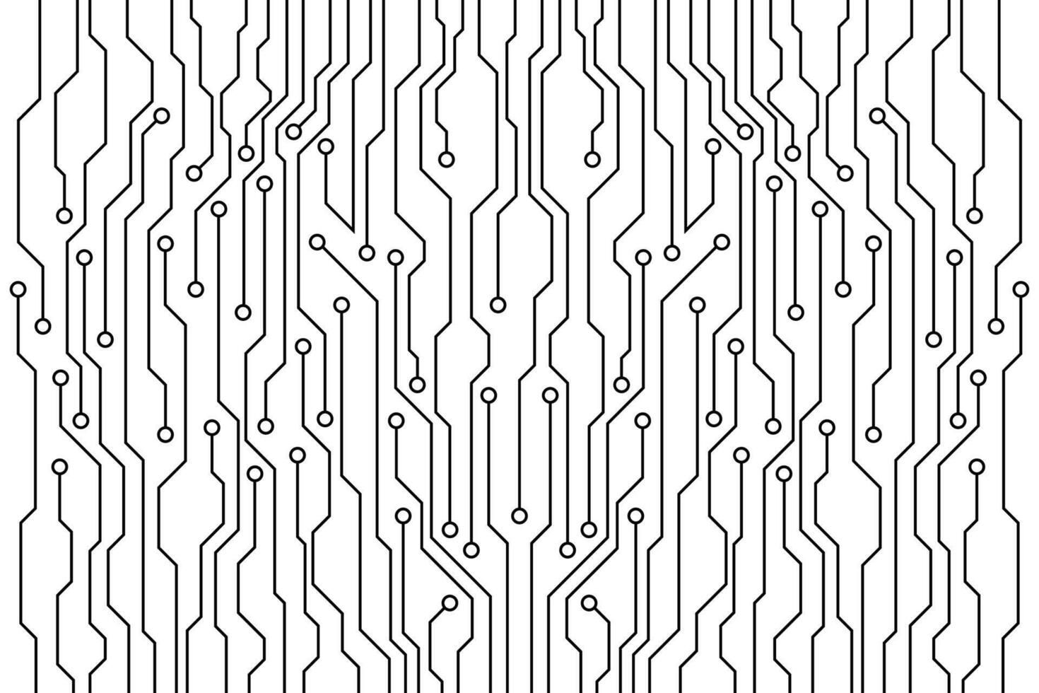 abstrakt futuristisch Schaltkreis Tafel Technologie Hintergrund. Schaltkreis Tafel mit verschiedene Technologie Elemente. vektor