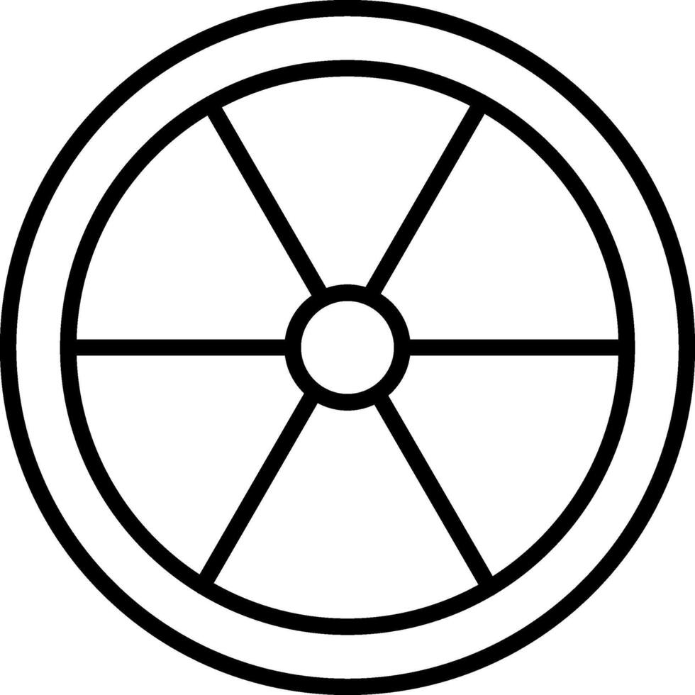 Färg hjul linje ikon vektor