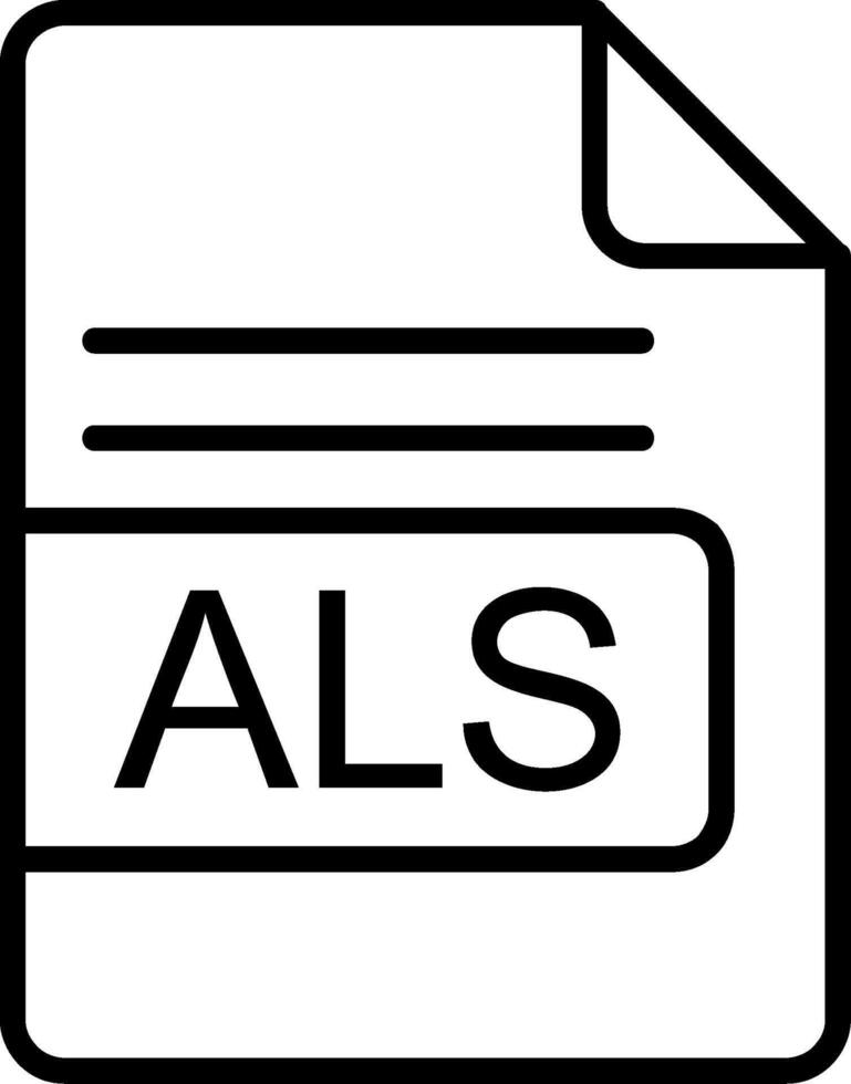 als Datei Format Linie Symbol vektor