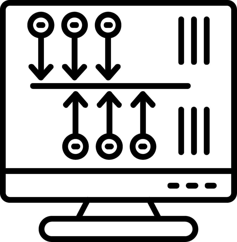 Timeline-Symbol vektor