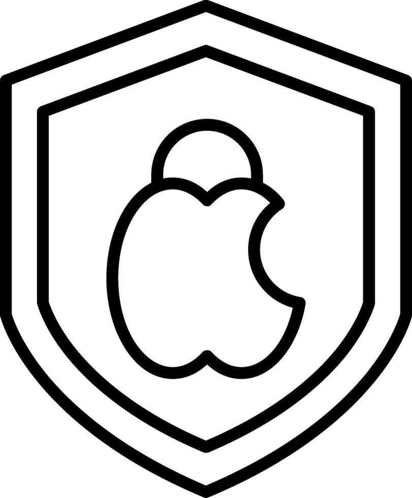 mac säkerhet ikoner design vektor