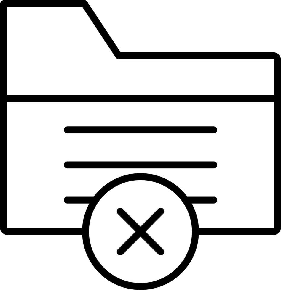 löschen Datei Symbole Design vektor