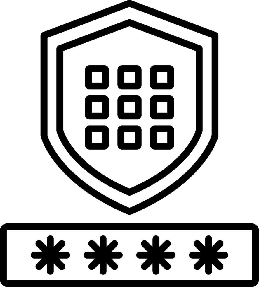 Code Sicherheit Symbole Design vektor