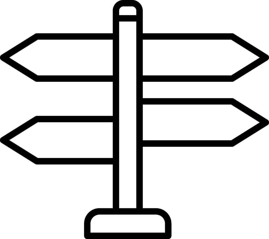 Sinus Tafel Linie Symbol vektor