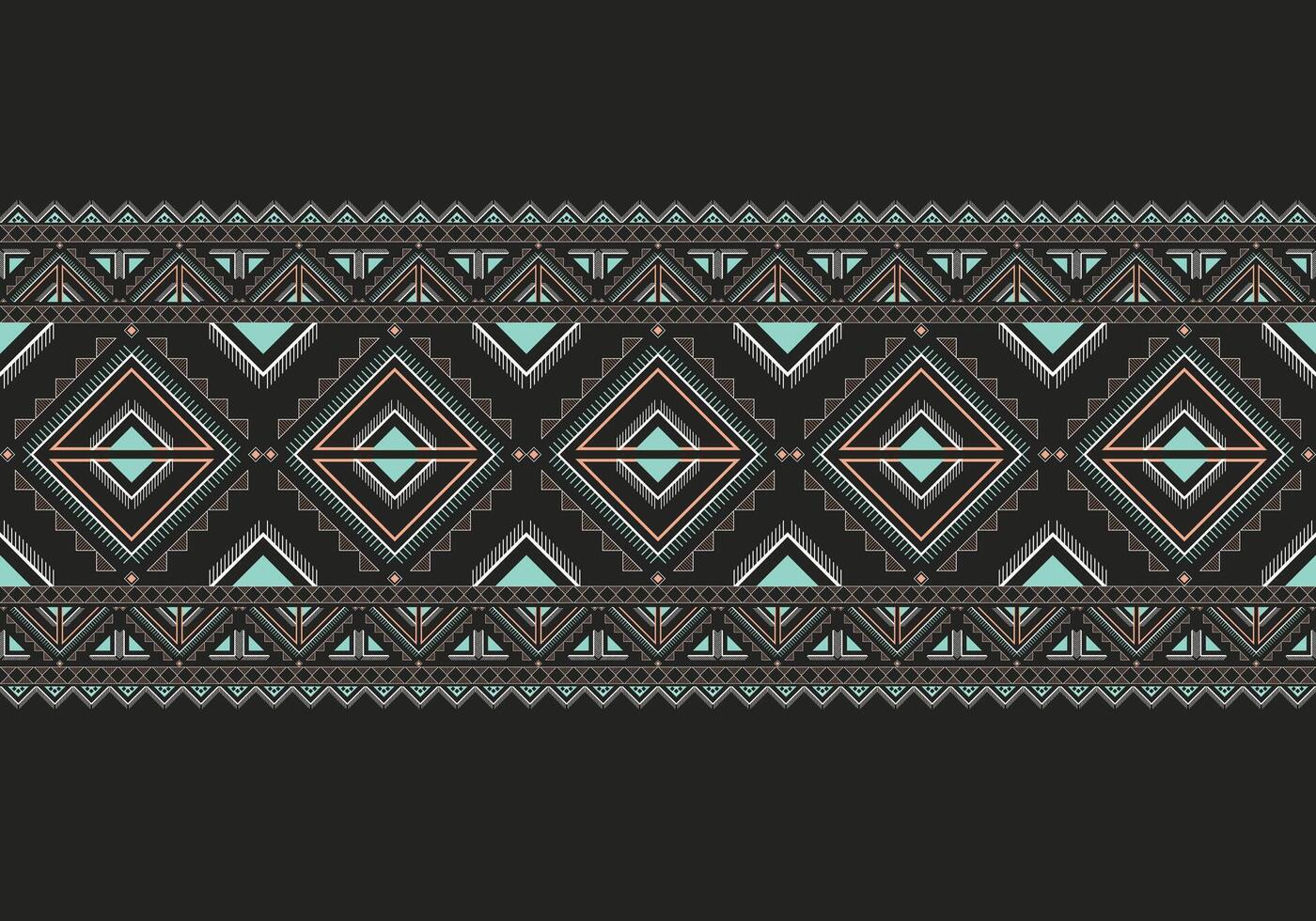 ethnisch Muster Textur Design Hintergrund drucken abstrakt nahtlos Textil. vektor