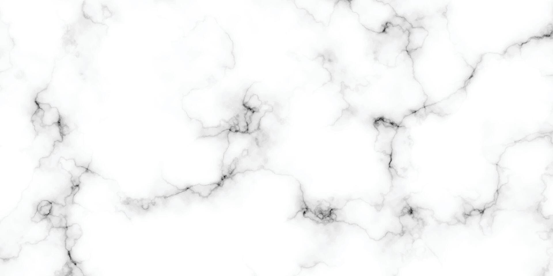 Panorama- Weiß Marmor Stein Textur. Weiß Marmor Textur Hintergrund. hohe Auflösung Weiß carrara Marmor Stein Textur. schwarz Riss Muster mit Marmor Textur. vektor