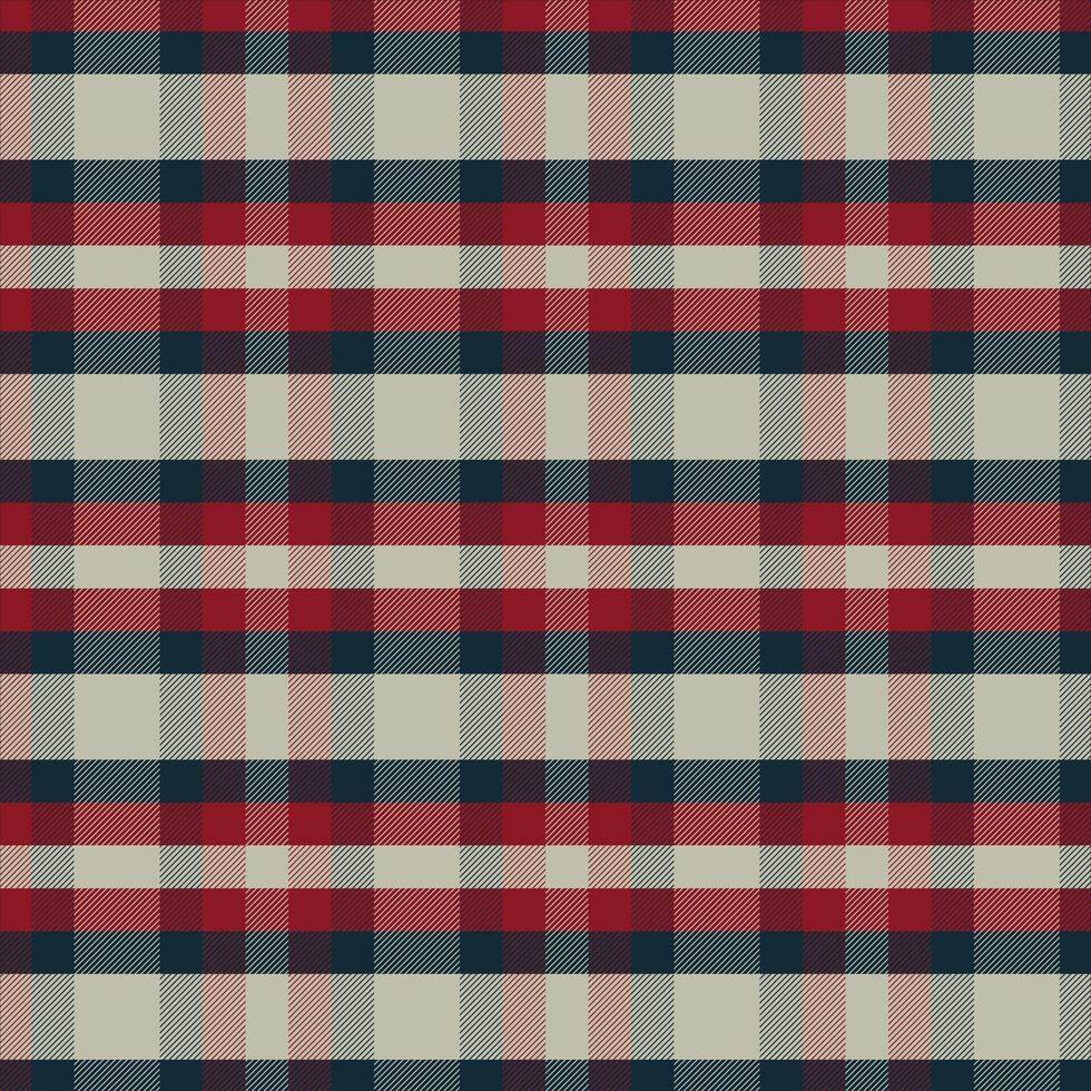 nahtlos Muster von Plaid. prüfen Stoff Textur. gestreift Textil- print.checkered Gingham Stoff nahtlos Muster. nahtlos Muster. vektor