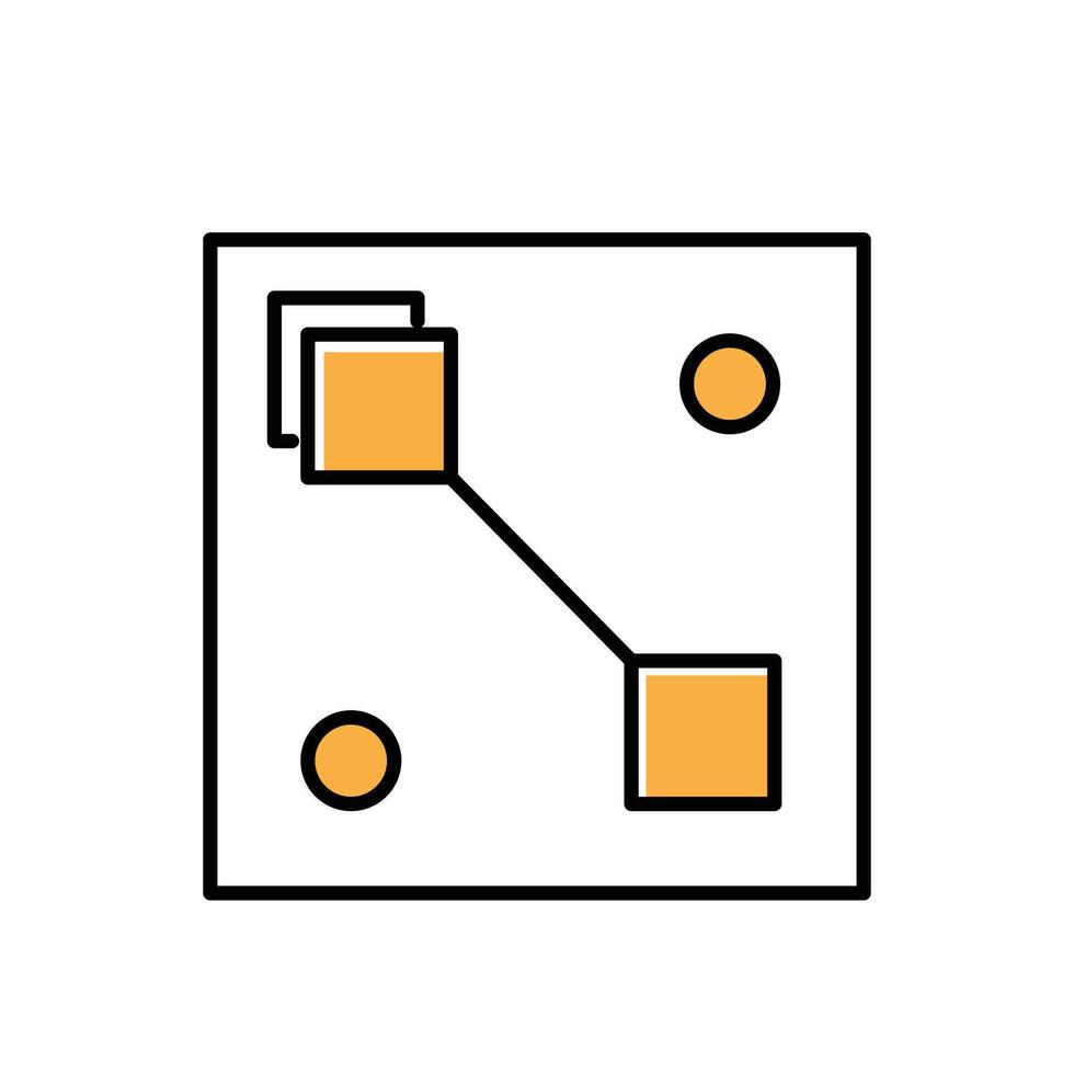 Ausbildung Maschine Lernen Modelle Symbol Design vektor