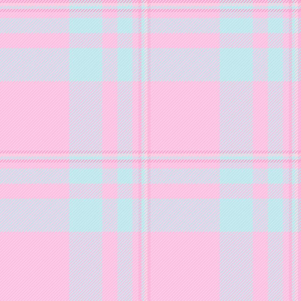 illustration pläd bakgrund tyg, geometrisk textur textil. irländsk tartan mönster sömlös kolla upp i ljus och rosa färger. vektor