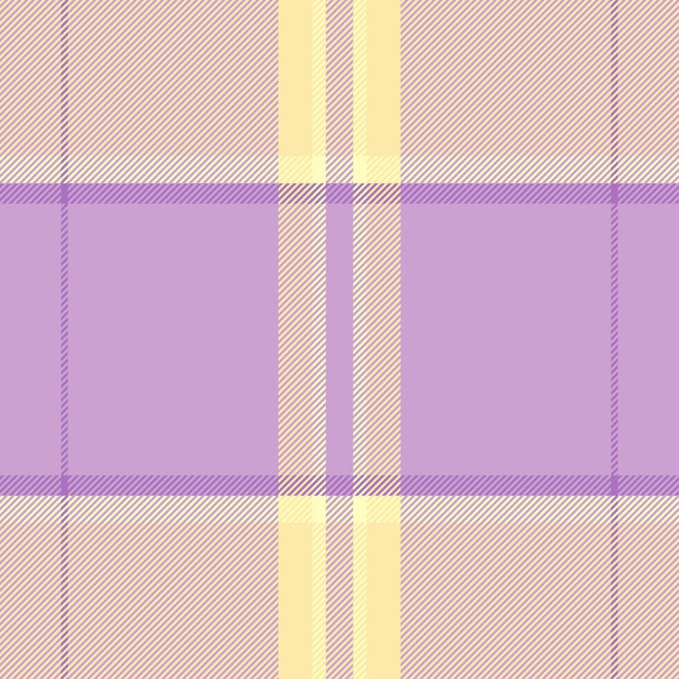 Muster Textil- Plaid von prüfen Hintergrund Textur mit ein nahtlos Tartan Stoff. vektor