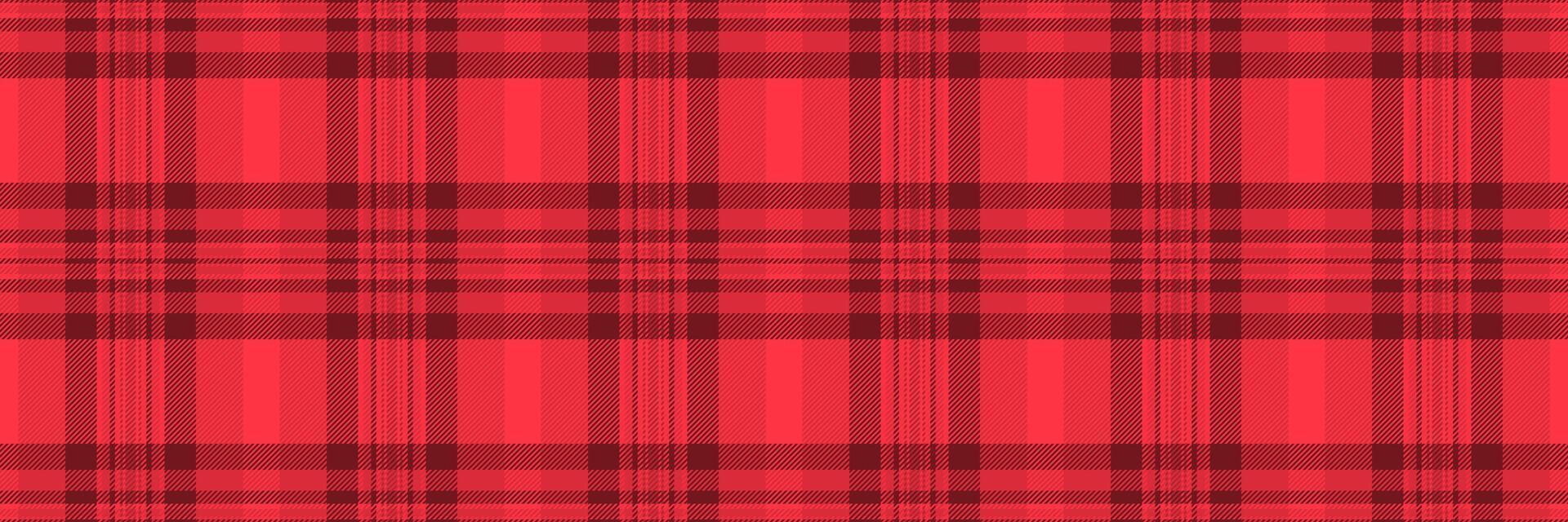 bunt prüfen Plaid Textil, National nahtlos Tartan Hintergrund. Vereinigtes Königreich Textur Stoff Muster im rot Farbe. vektor