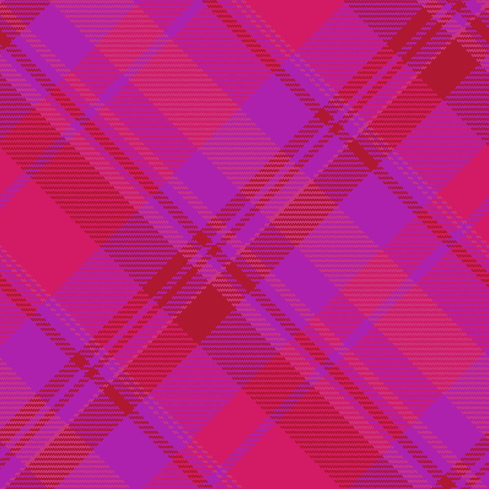 Muster Tartan Textur von prüfen Plaid mit ein nahtlos Textil- Stoff Hintergrund. vektor