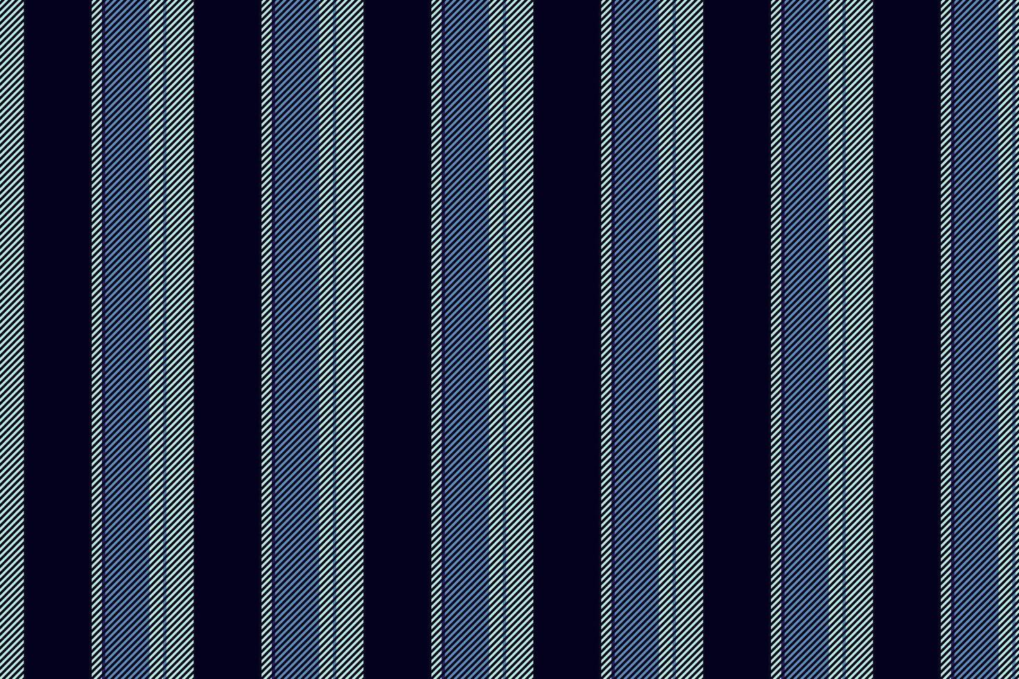 Vorderseite Textur Stoff Hintergrund, Grafik Vertikale Linien nahtlos. Teppich Streifen Muster Textil- im schwarz und Licht Farben. vektor