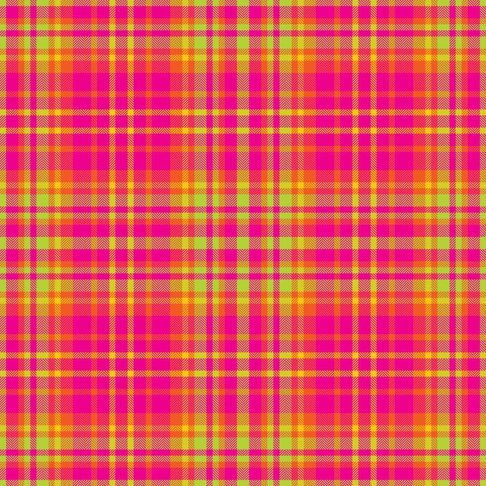 Plaid nahtlos Muster. prüfen Stoff Textur. Textil- drucken. vektor