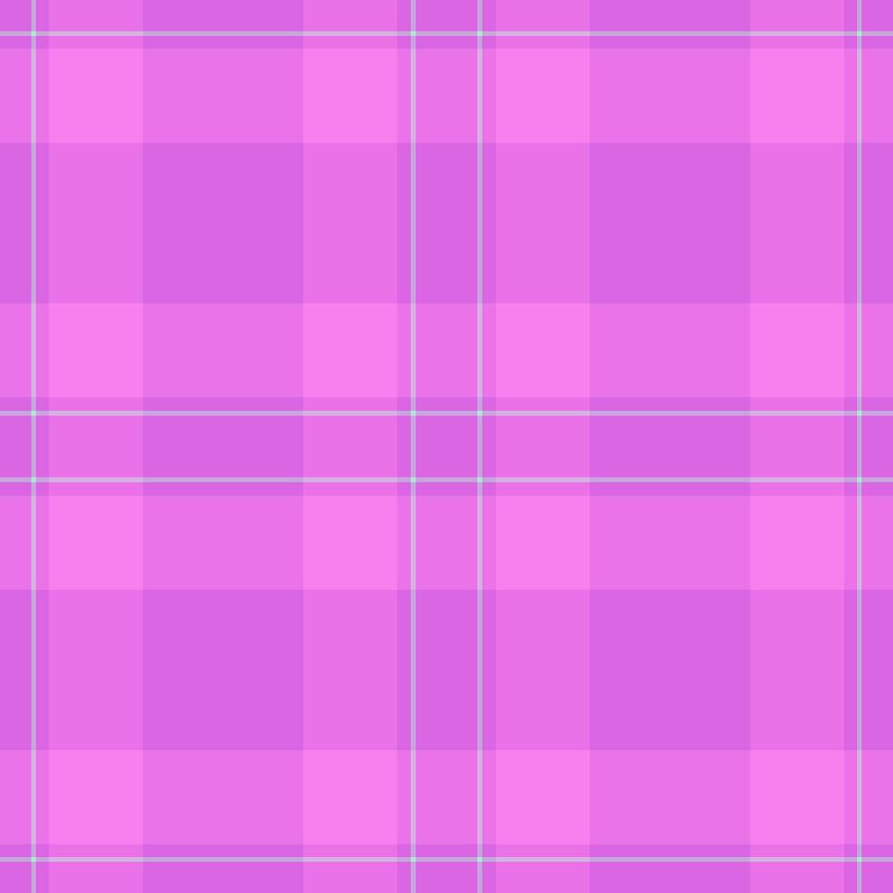 Postkarte Stoff Hintergrund , anpassen Textil- Plaid überprüfen. Kleidung Tartan Textur nahtlos Muster im lila und Licht Farben. vektor