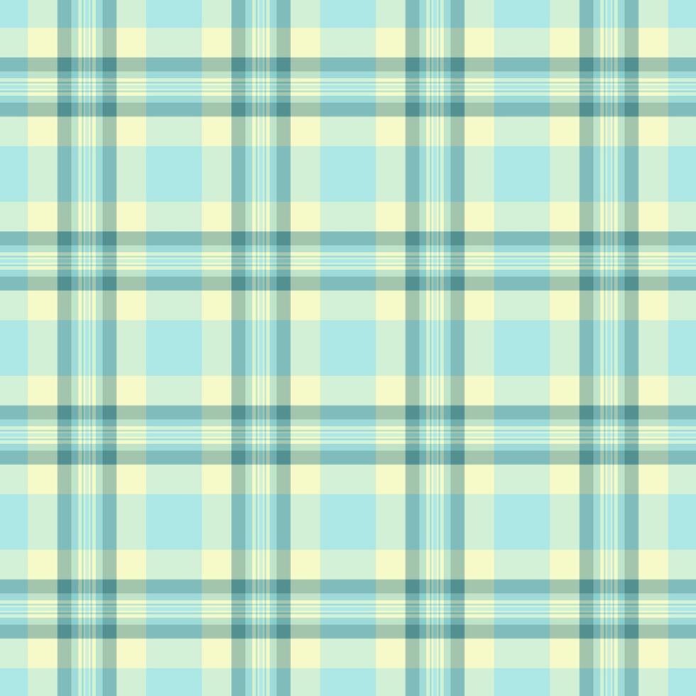 Plaid Textil- Muster von Textur Stoff mit ein Hintergrund prüfen Tartan nahtlos. vektor