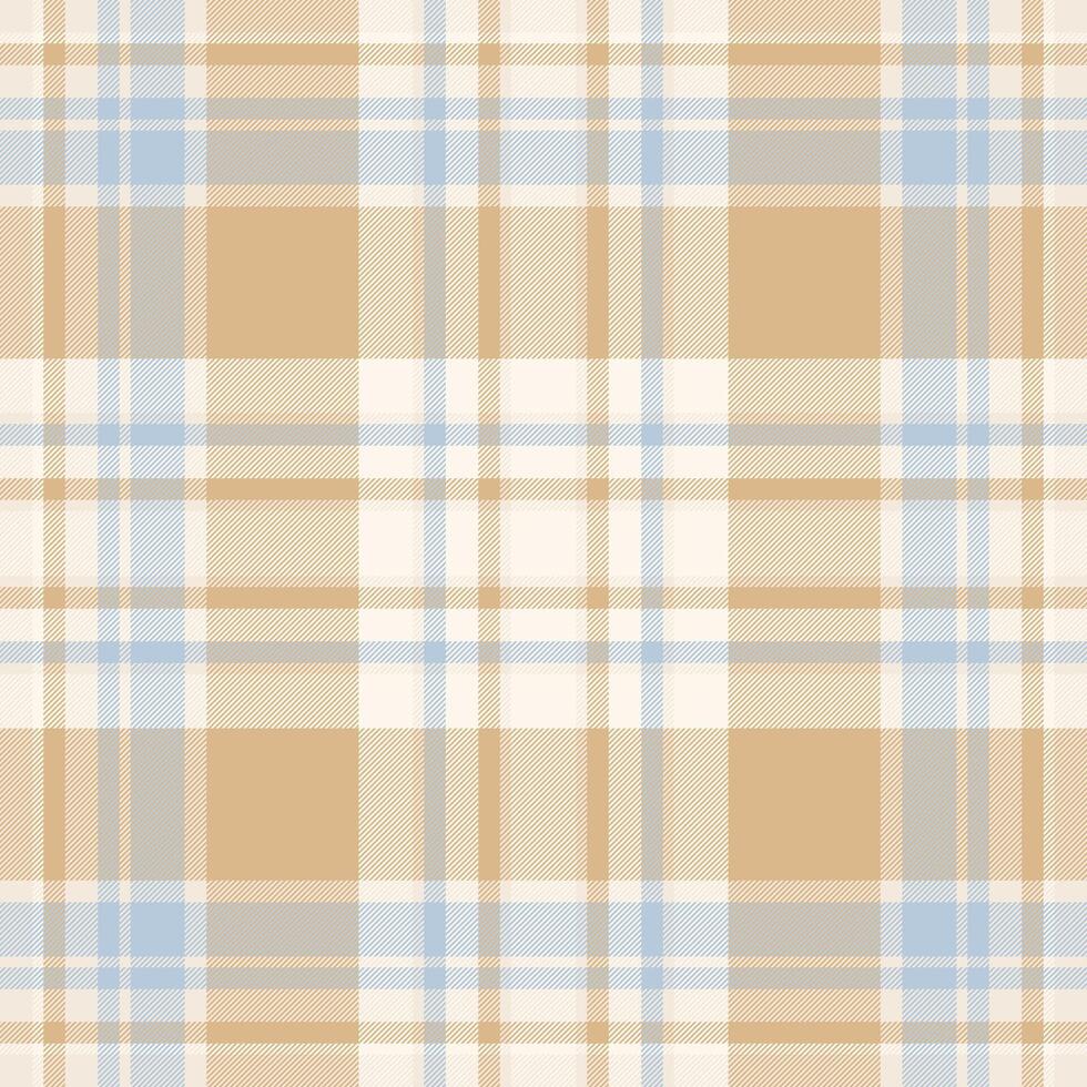 mönster kolla upp av tyg textur bakgrund med en pläd textil- sömlös tartan. vektor