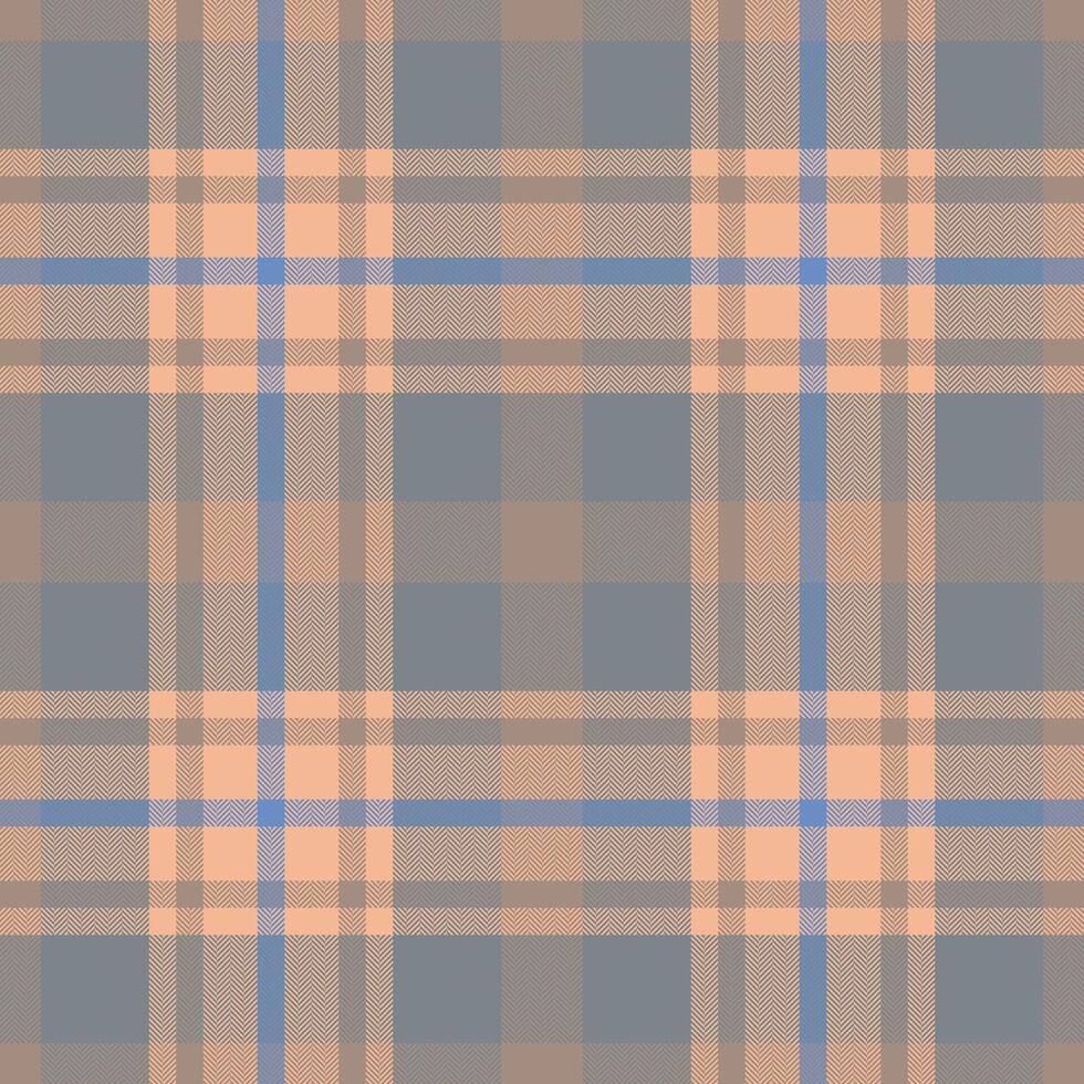 Plaid nahtlos Muster. prüfen Stoff Textur. Textil- drucken. vektor