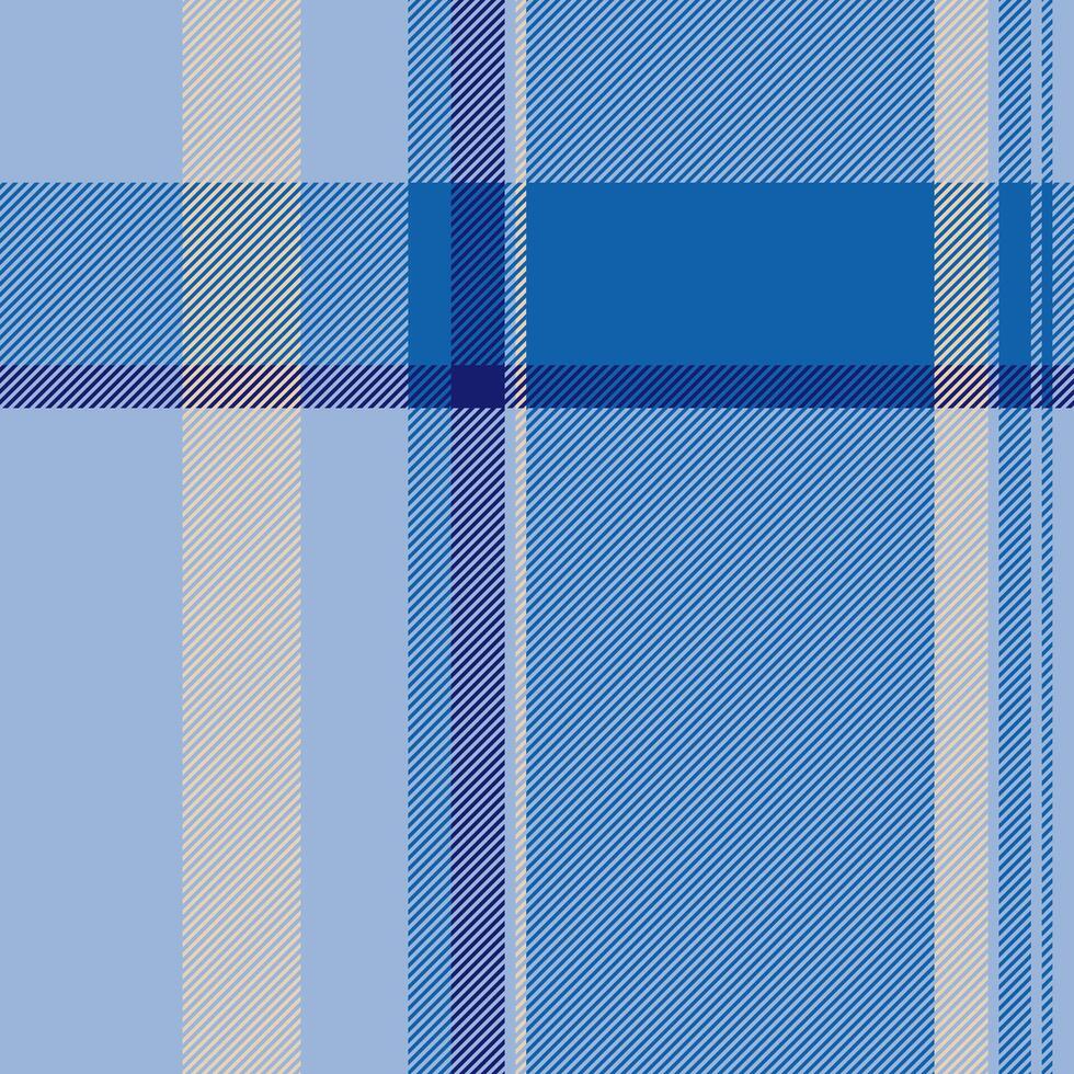 Textil- Stoff Muster von Textur Hintergrund prüfen mit ein Tartan Plaid nahtlos. vektor