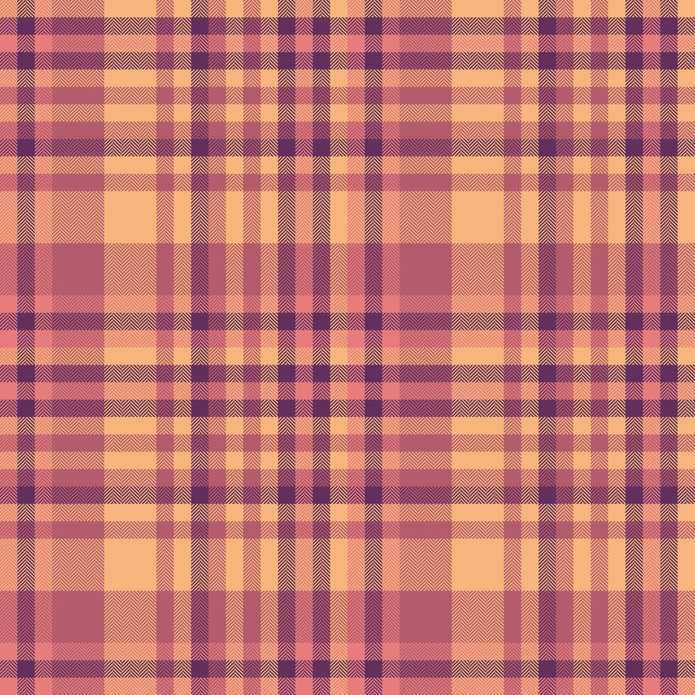 Textil- Hintergrund nahtlos von Muster Textur Stoff mit ein Tartan prüfen Plaid . vektor