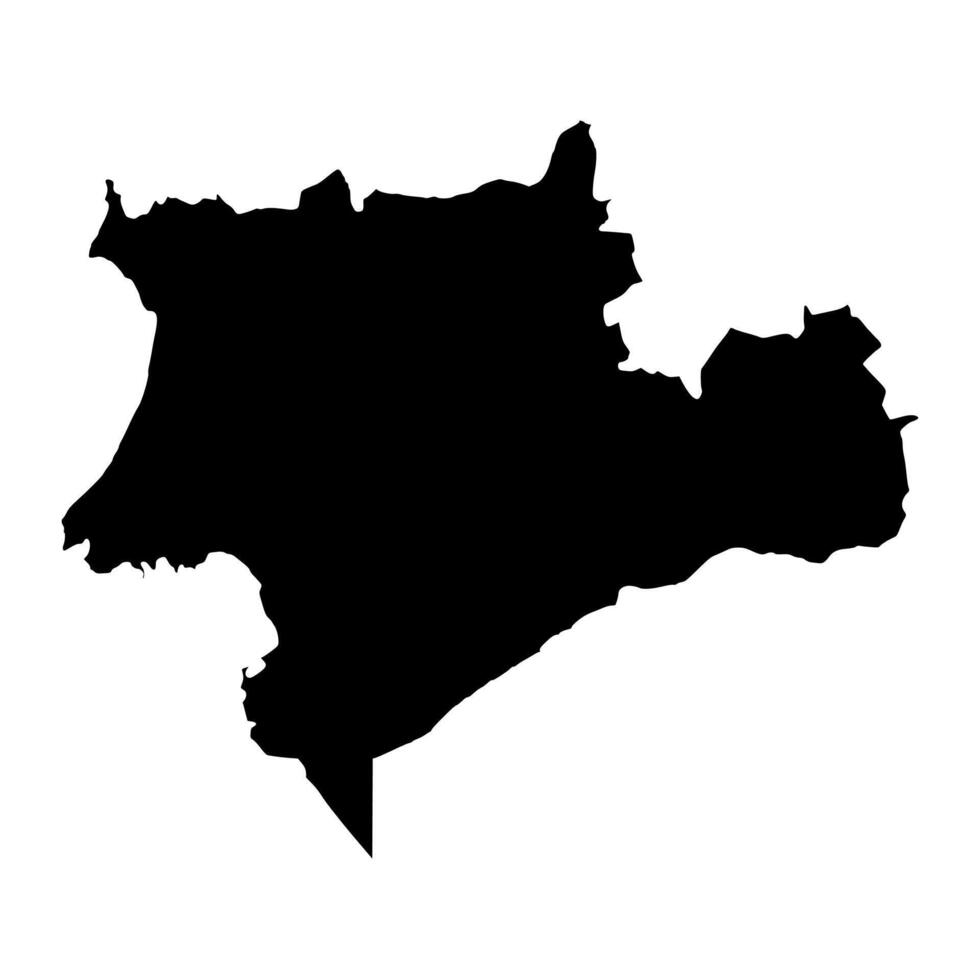 soss massa område Karta, administrativ division av marocko. illustration. vektor