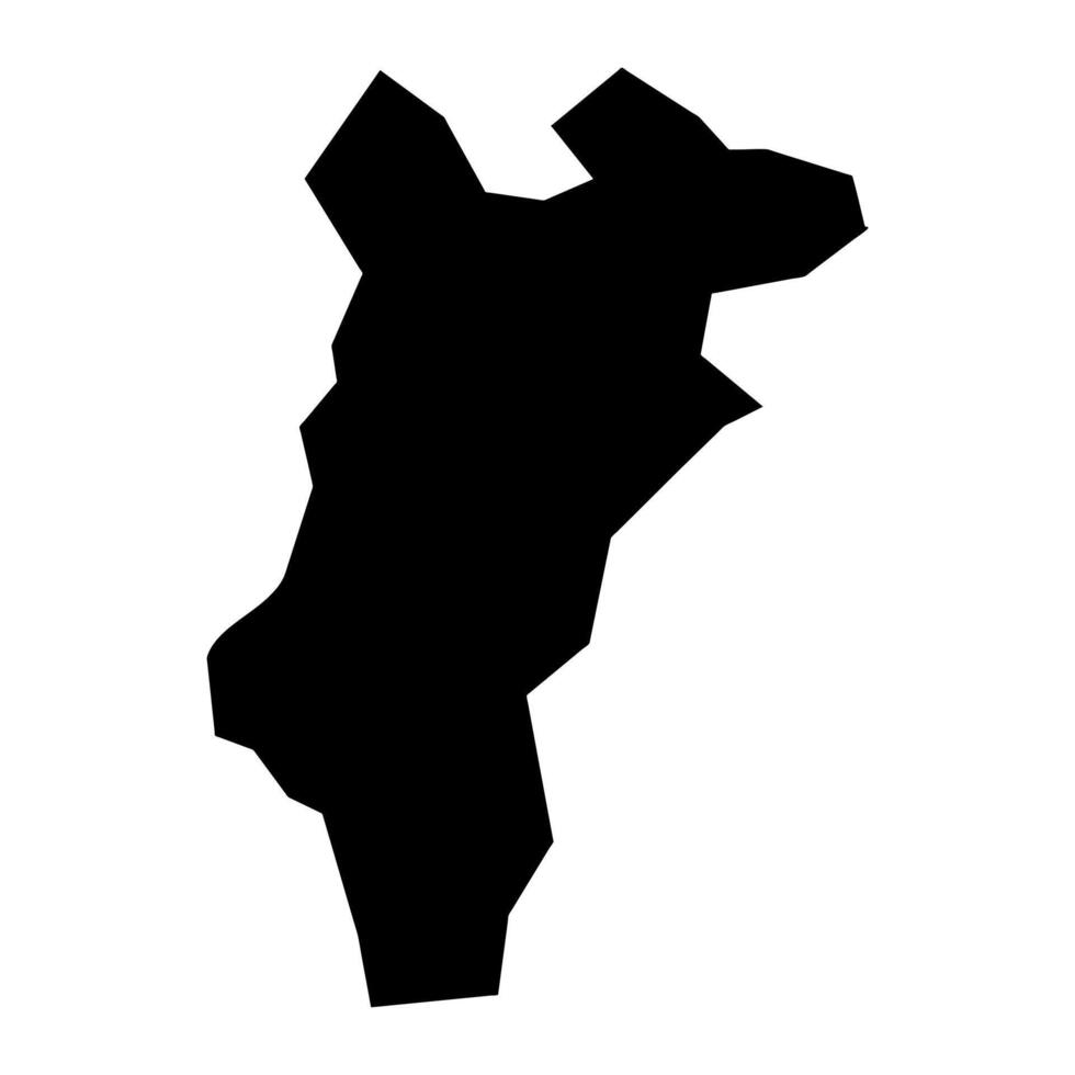 hermanas mirabal Provinz Karte, administrative Aufteilung von dominikanisch Republik. Illustration. vektor