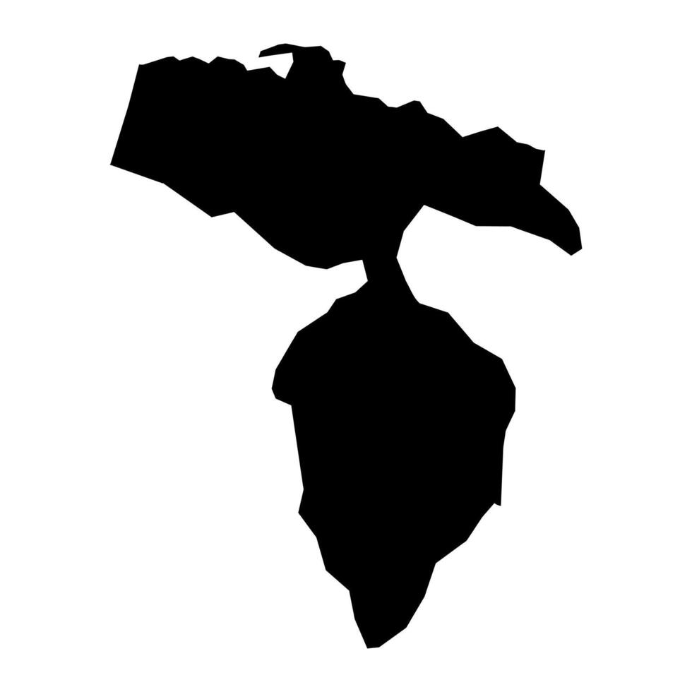 hato borgmästare provins Karta, administrativ division av Dominikanska republik. illustration. vektor