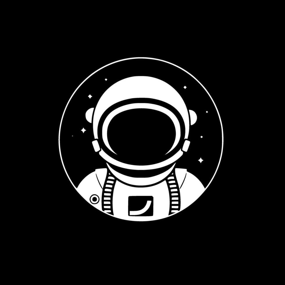 Astronaut - - hoch Qualität Logo - - Illustration Ideal zum T-Shirt Grafik vektor