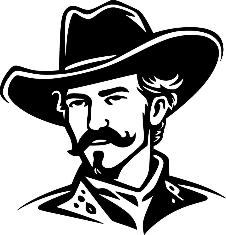 Western - - hoch Qualität Logo - - Illustration Ideal zum T-Shirt Grafik vektor