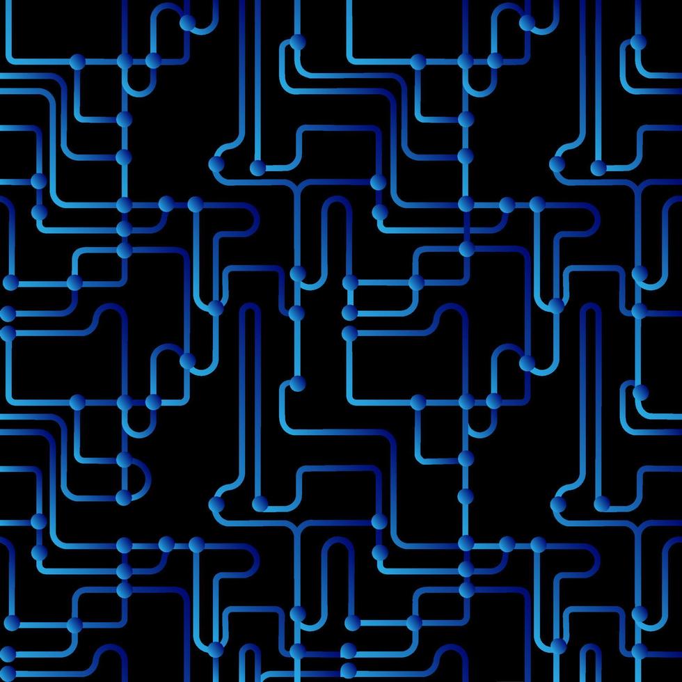 blaues abstraktes U-Bahn-Schema vektor