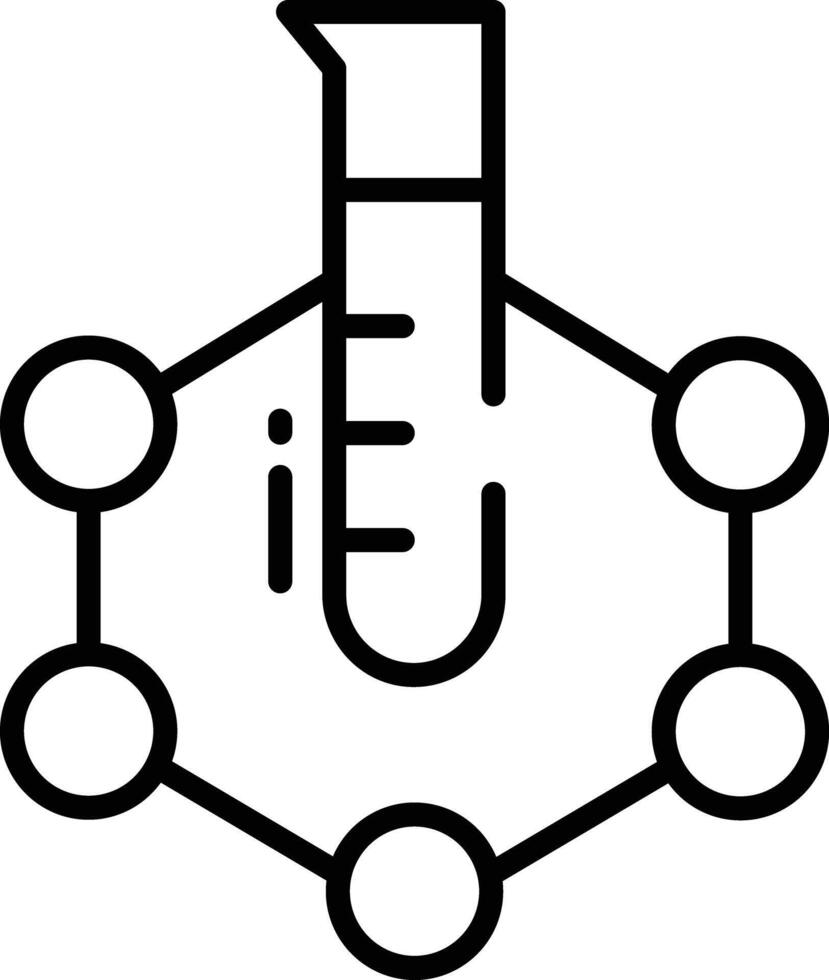 anorganisch Gliederung Illustration vektor