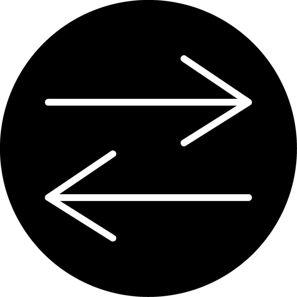 Glyphen-Symbol austauschen vektor
