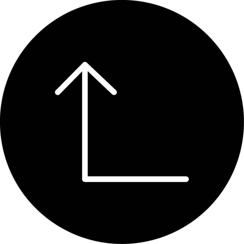 Glyphen-Symbol aufdrehen vektor