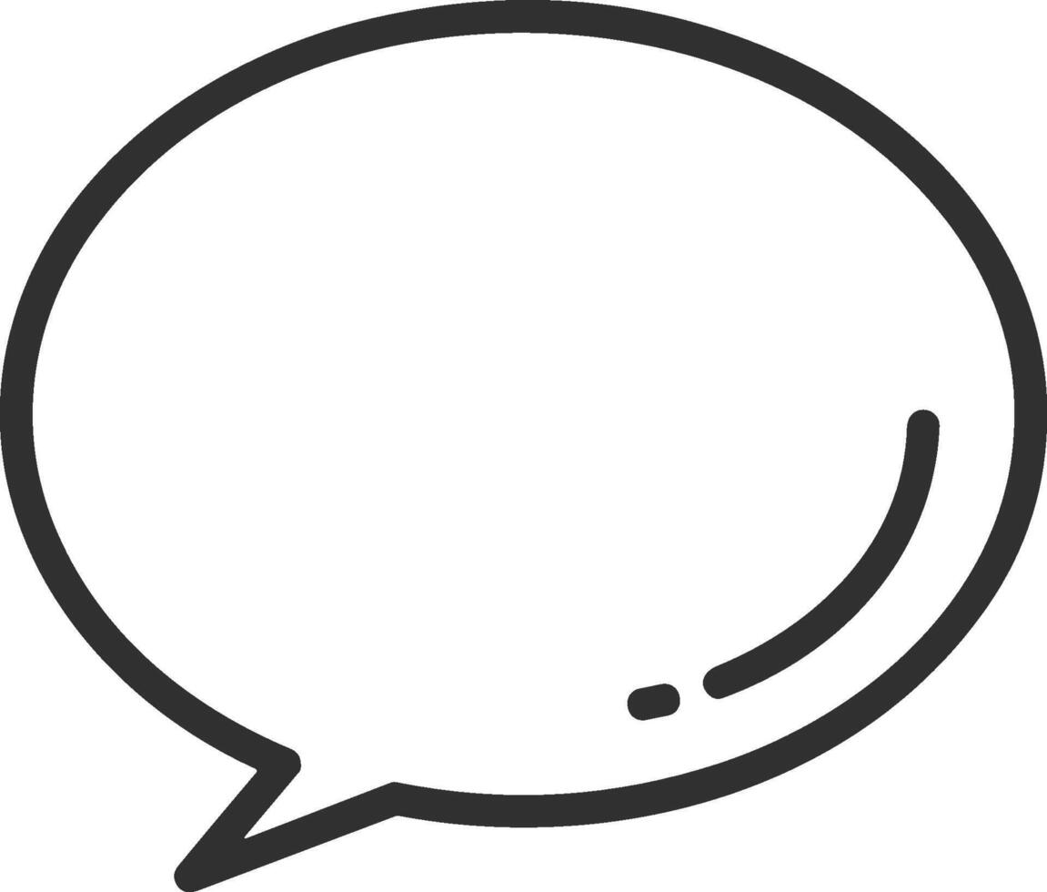 kommentar ikon symbol bild för element design chatt och kommunikation vektor