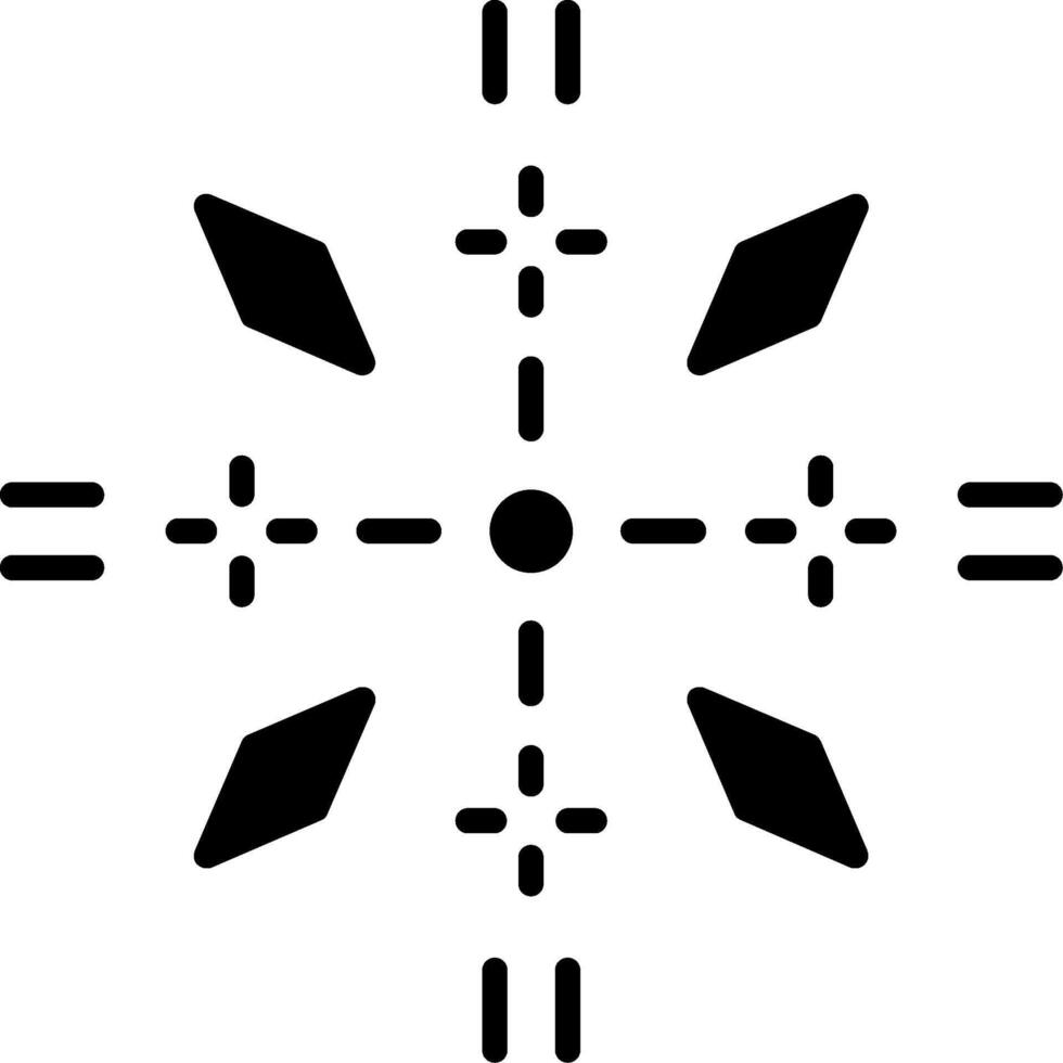 Feuerwerk-Glyphe-Symbol vektor