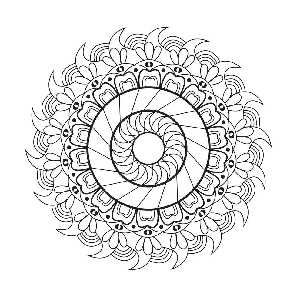 einfach kreativ Kreis Vorlage eps Mandala Muster zum kostenlos herunterladen vektor