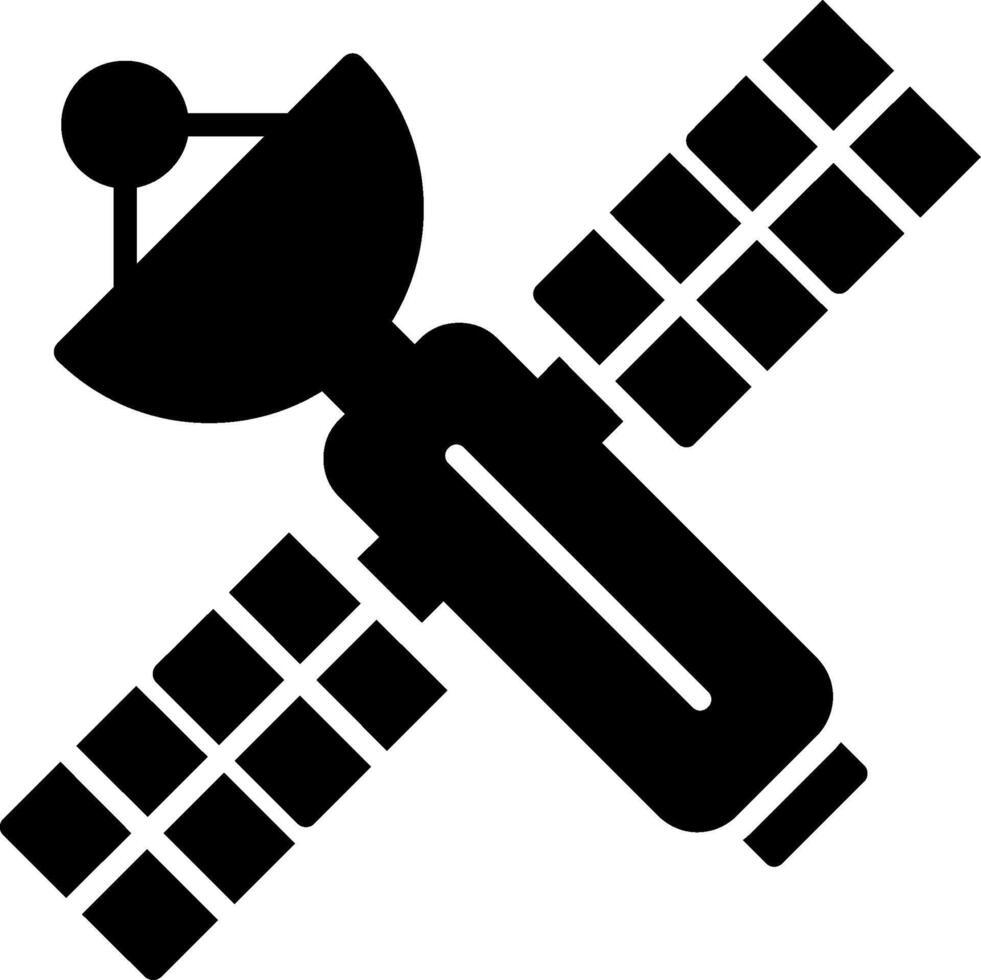 Satellit Glyphe Symbol vektor