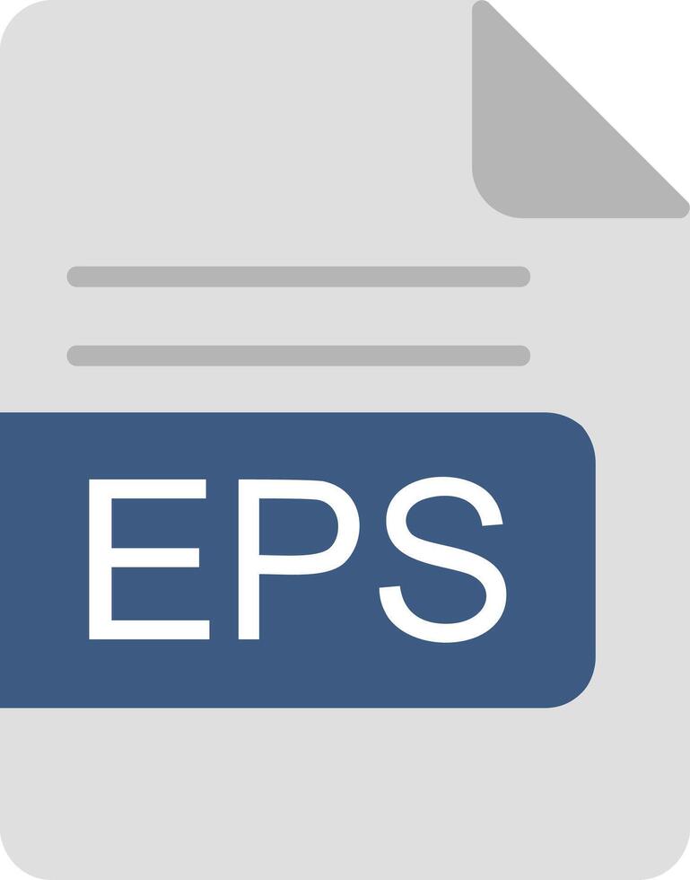 eps fil formatera platt ikon vektor