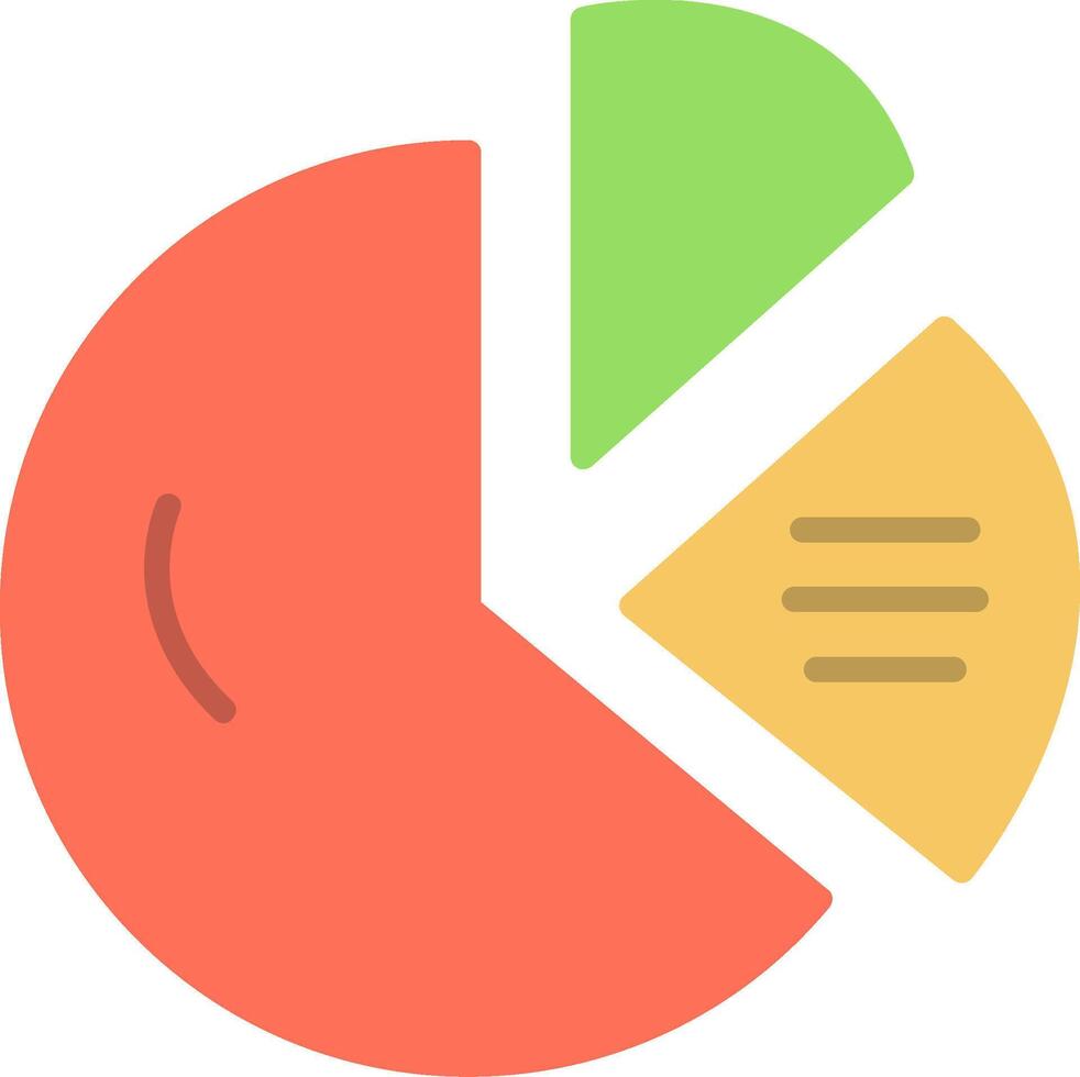 dount Diagramm eben Symbol vektor